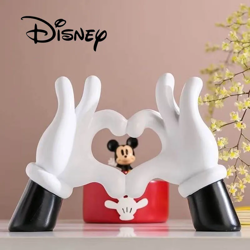 

Disney Cartoon Minnie Mouse Wine Cabinet Home Decoration Ornament resin Kids Room Decoration Mickey Model Figure girlfriend gift