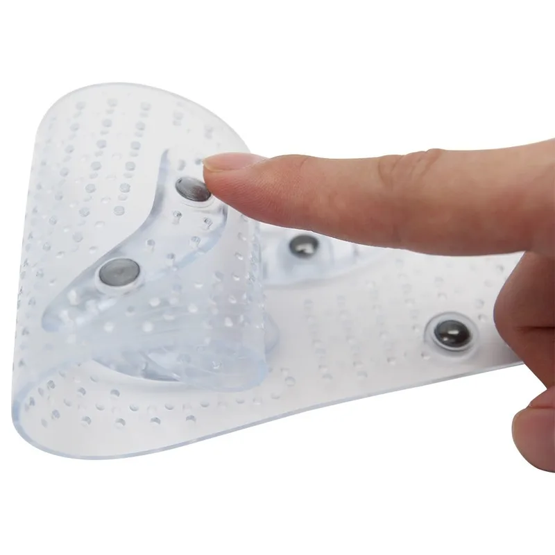 

Unisex Magnetic Massage Insoles Foot Acupressure Shoe Pads Therapy Slimming Insoles for Weight Loss Transparent Acupressure Mat