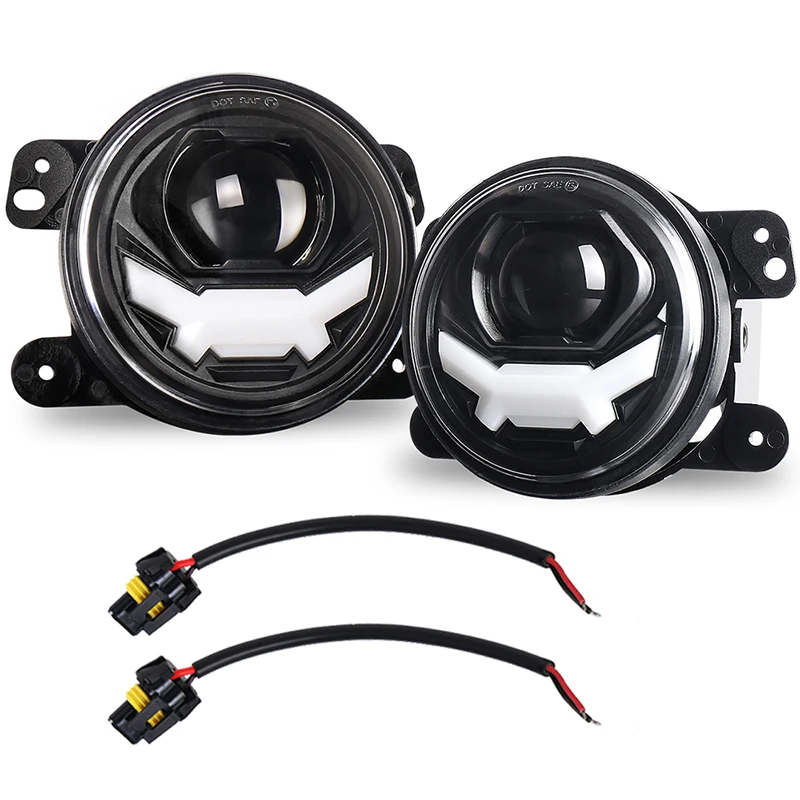 EURS 2 шт. 4-дюймовый лазерный противотуманный фонарь супер яркий дальний и ближний