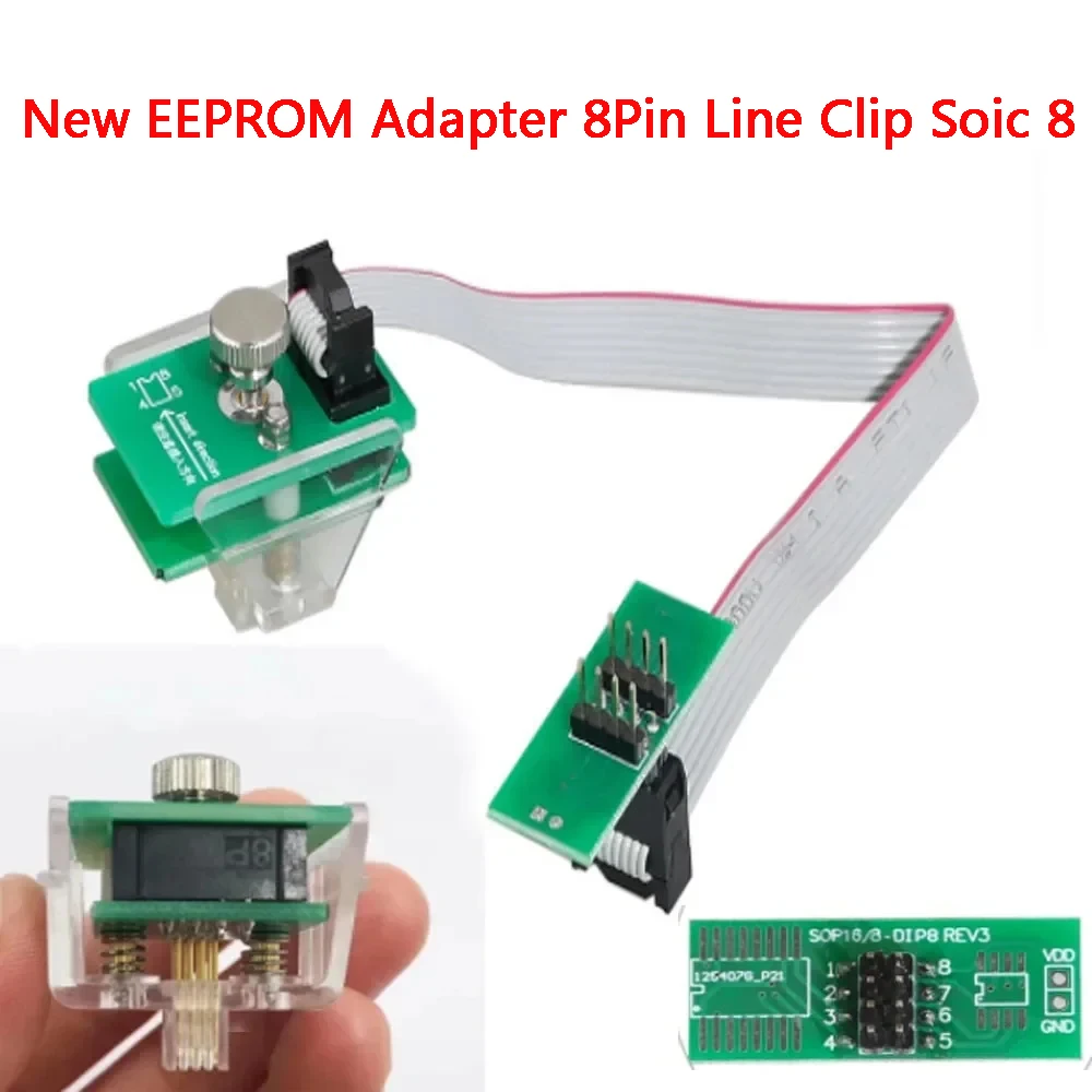 Новый адаптер EEPROM 8-контактный зажим для линии Soic 8 Sop8 тестовый разъема Eeprom
