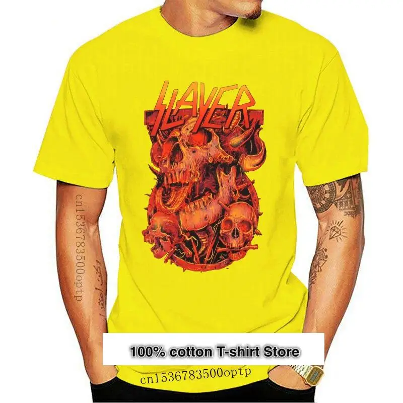 

Camiseta Slayer-постер v27, negra, basura, тяжелый металл, todos los tamгоды, S-5XL