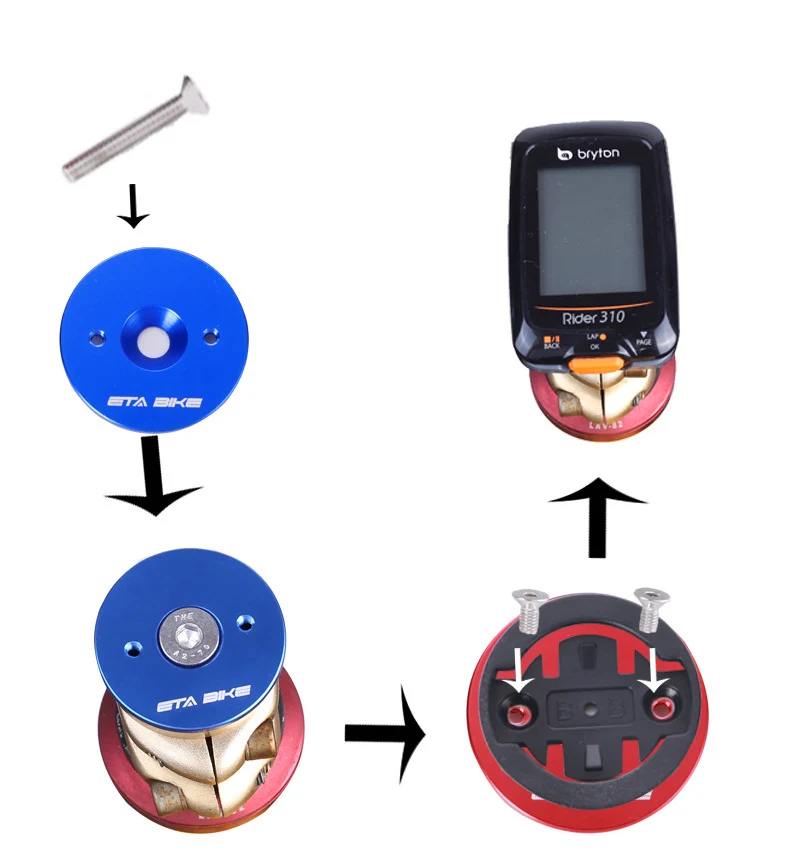 Велосипедный шток верхняя крышка аксессуар компьютер для Garmin viGPSPORT кронштейн