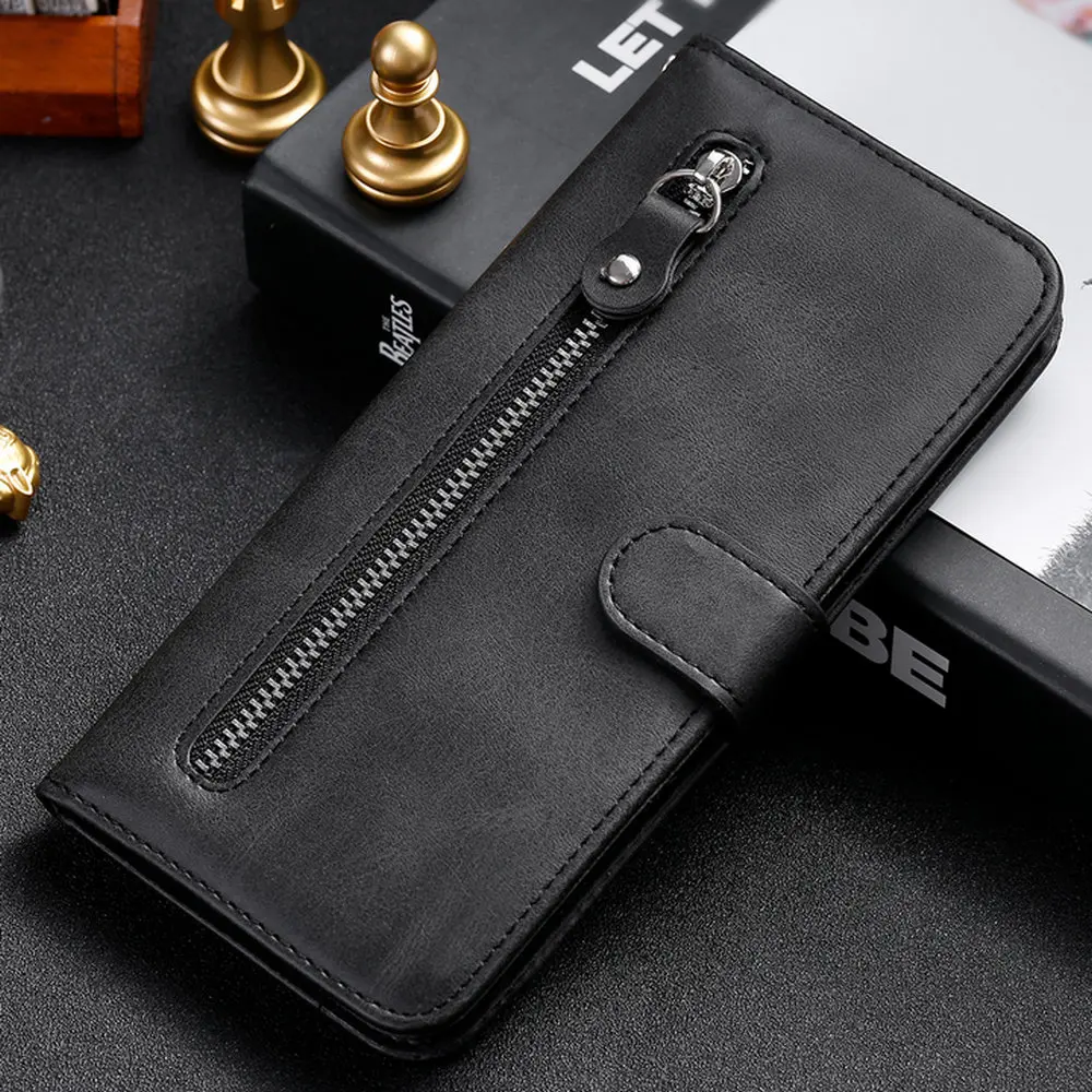 

For OPPO Realme 11 Pro Plus 5G Flip Case For OPPO Realme 10 4G Zipper Leather Wallet Book Cover for Realme 11 10 Pro Case Etuii