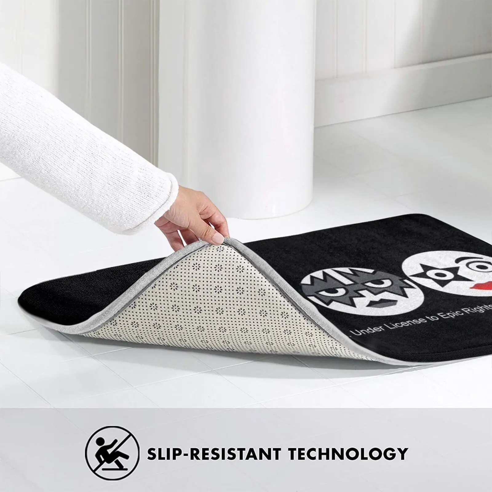 Kiss The Band Carpet Water Absorb Non-Slip Door Mat Fan Art Music And Roll Demon Spaceman |