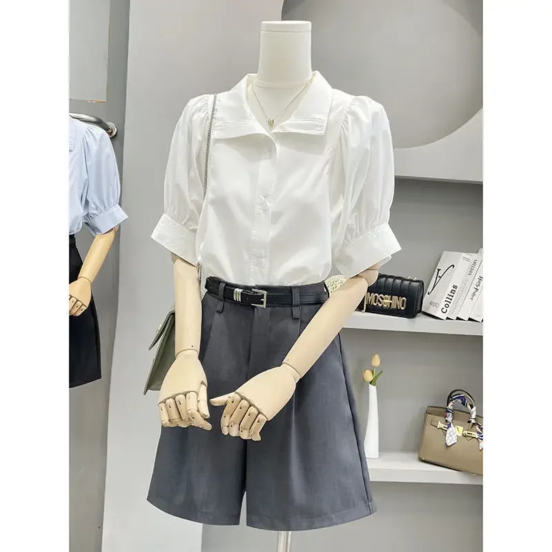 2024 новая элегантная профессиональная женская рубашка во французском стиле с