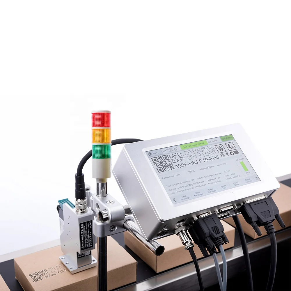 

1mm-76.2mm Carton Continuous Industrial Batch Code Inkjet Label Printer