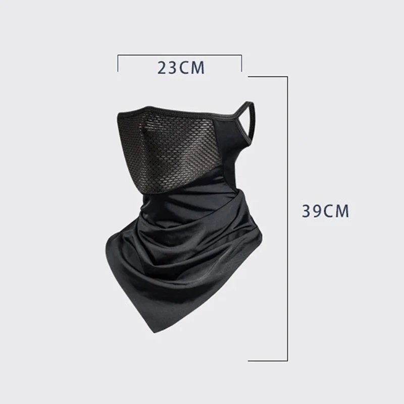 Ледяной шелк полнолицевые покрытия летний велосипедный волшебный платок для