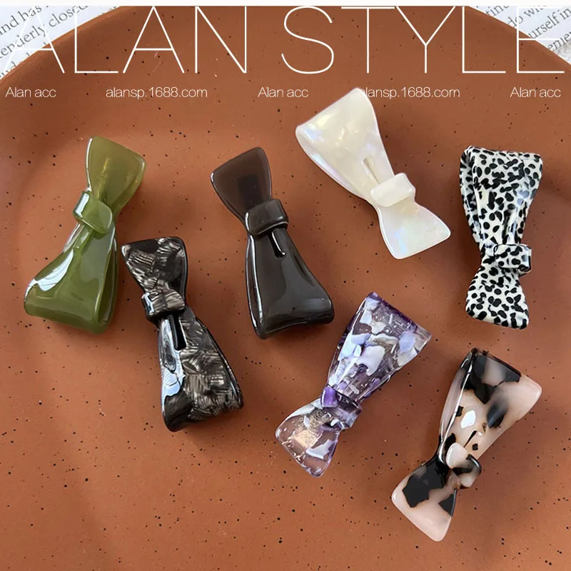 

2023 New Acetate Hair Clip Korean BB Clip Bangs Headdress Fashion Hairpin For Women Girls Hair Accessories