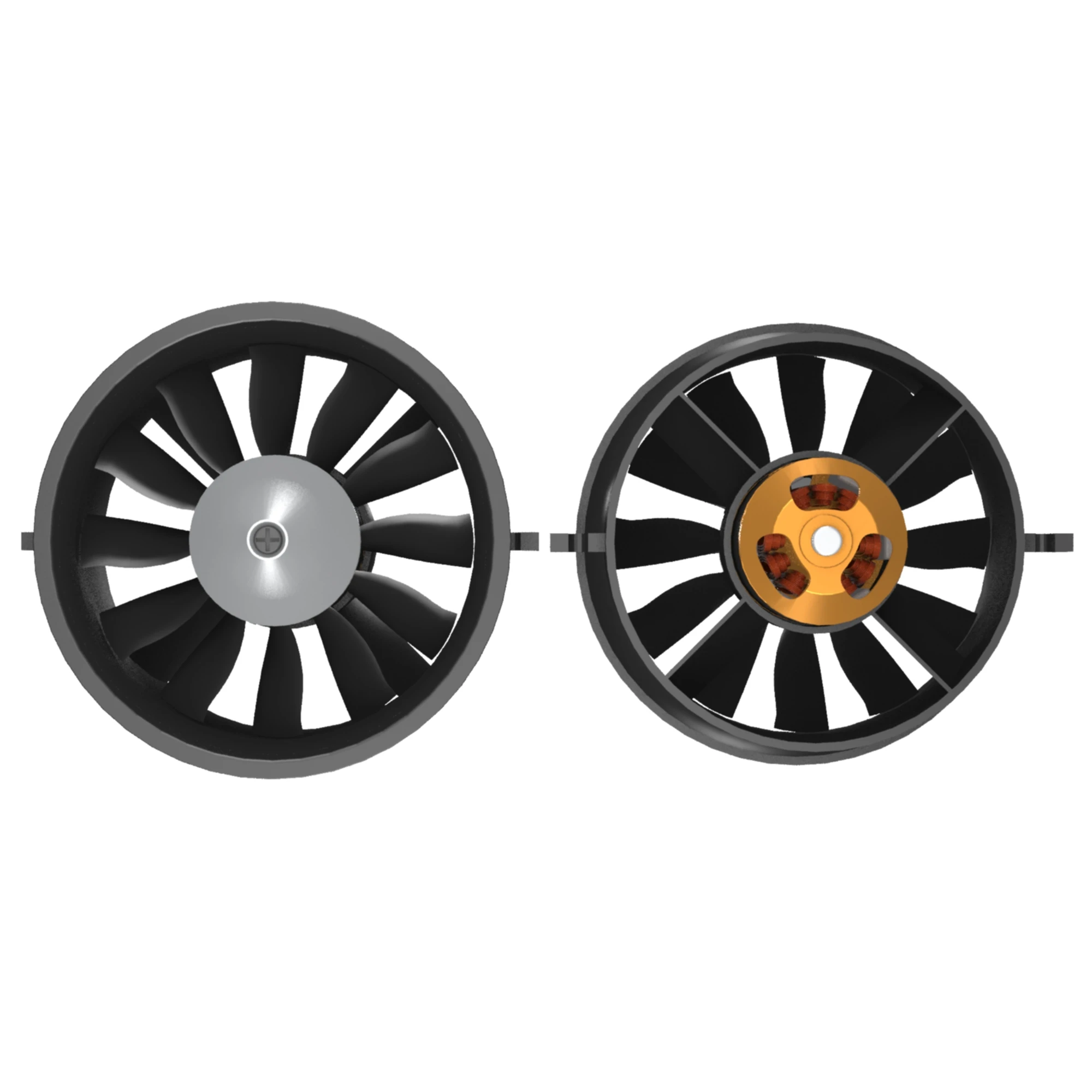 Двигатель 70 мм EDF QF2827 1800kv 6s энергосберегающая версия 60A esc модели самолета с фиксированным крылом 70 мм модель самолета с вентилятором Двигатель 70 мм EDF QF2827 1800kv 6s энергосберегающая версия 60A esc модели самолета с фиксированным крылом 70 мм модель самолета с вентилятором