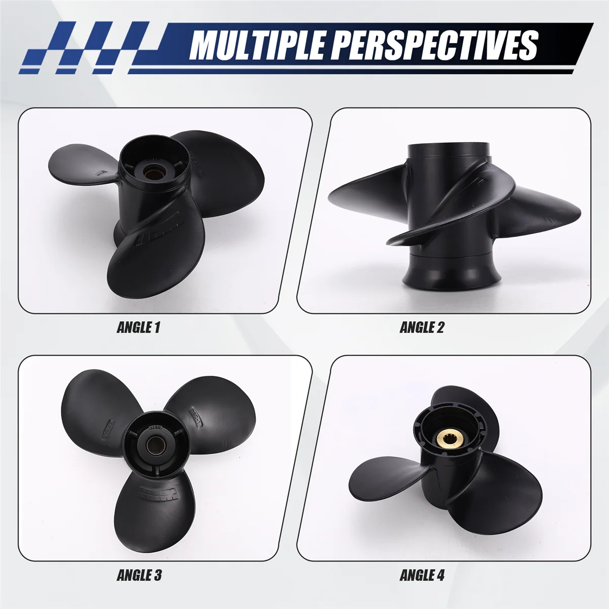 Подвесной пропеллер 58100-93723-019 для Suzuki 8-20Hp 9 1/4 X алюминиевый сплав 3 лопасти черный 10