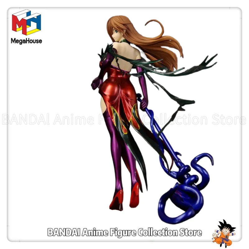Фото В наличии Оригинальная модель MegaHouse Excellent Model CORE Queen's Blade Rebellion P-4 Nyx Flame Master Анимационные фигурки Подарки на день рождения №1