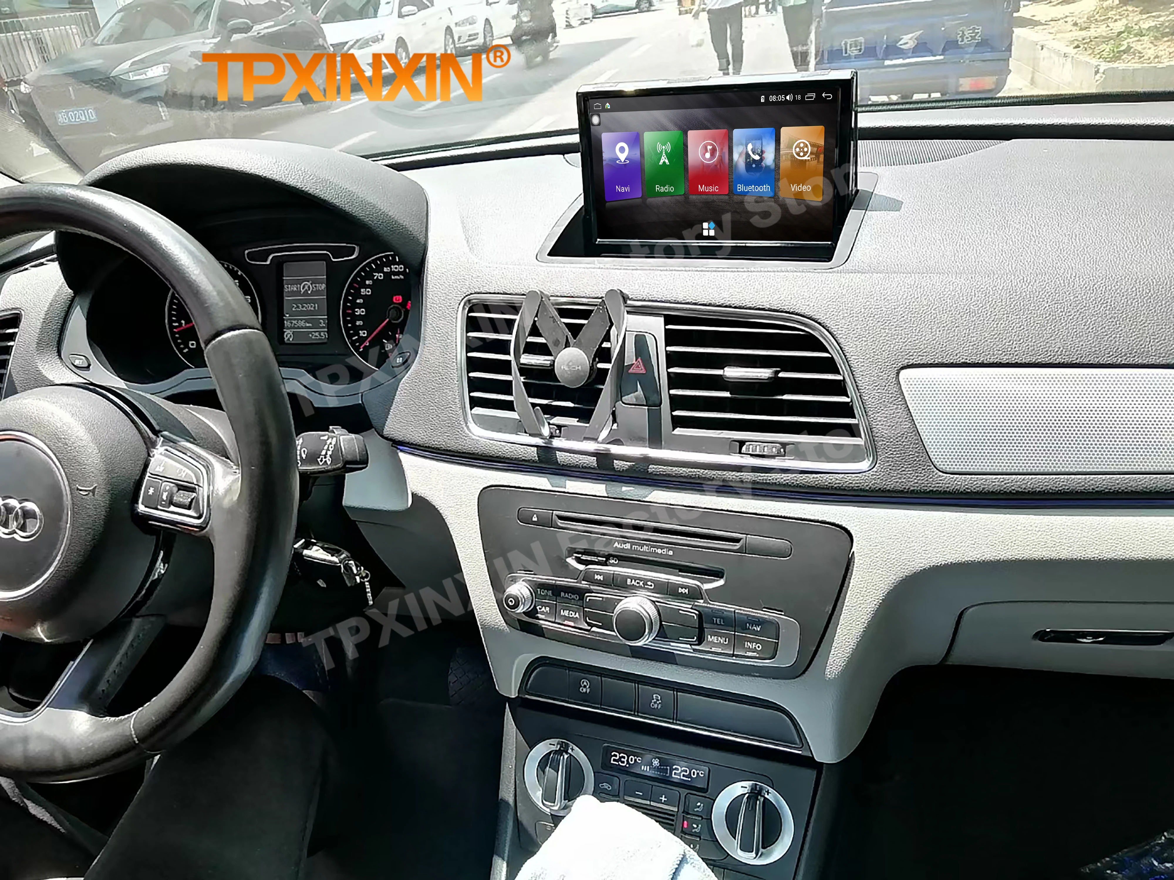 

8+256G Android 12 Automotive Multimedia For Audi Q3 A1 2013 2014 2015 2016 2017 2018 Carplay Radio Coche With Bluetooth GPS Navi