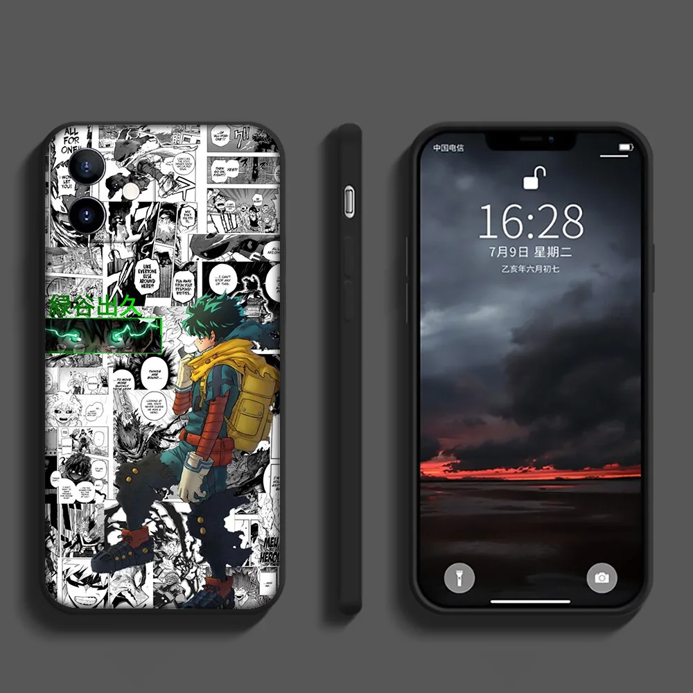 Новый высококлассный чехол для телефона с аниме Моя геройская Академия Deku Xiaomi Redmi