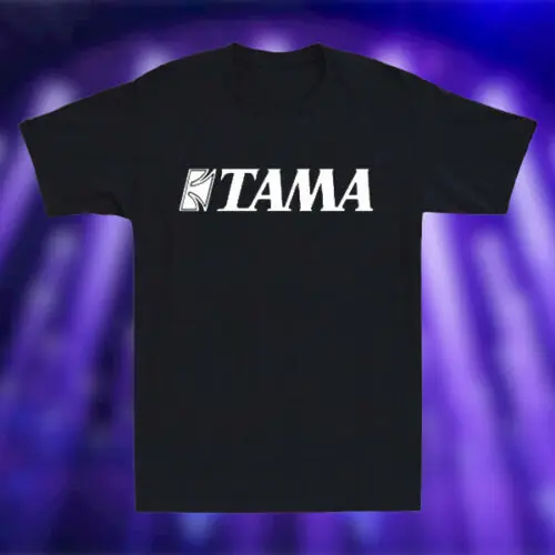 

HOT NEW TAMA Drums Logo Men's Black T-Shirt Size S - 3XL Limited