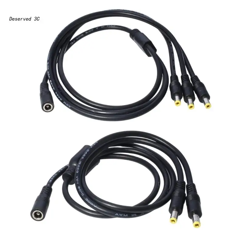 

Power Splitter Cable 5.5mmx2.5mm Female Plug to 2/3 Male Splitter Connector