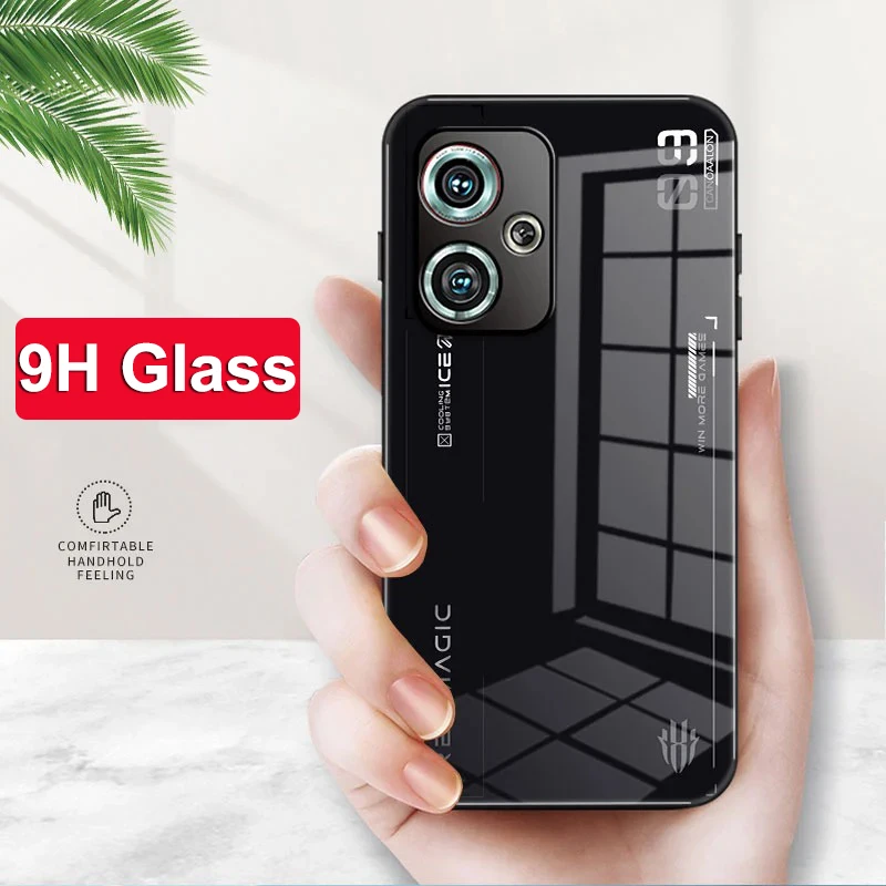 Стеклянный чехол 9H для Nubia Z50S чехлы NubiaZ50 твердая задняя крышка из закаленного