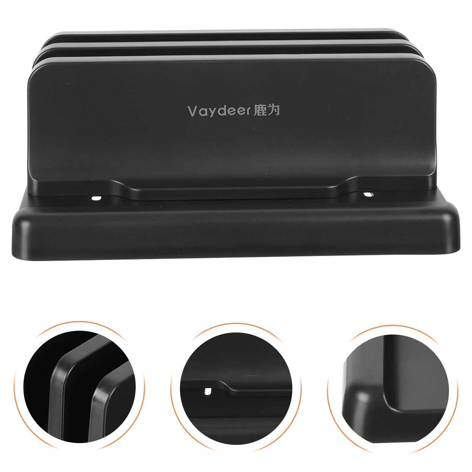 

Holder Laptop Vertical Stand Desktop Plastic Rack Notebook Dual Laptops Table Pro Tablets Dock Upright Clamp Desk Mount Computer