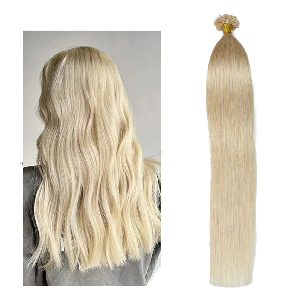 Hot selling u tip extension hair nail tip italian keratin 100% Brazilian Human hair extensions