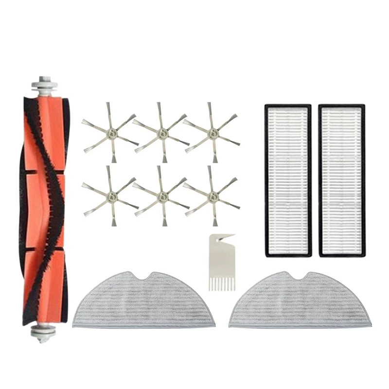 

12Pcs Replacement Parts For Xiaomi Mijia 2C Robot Vacuum Cleaner Accessories Kit Main Brush Mop Cloth Side Brush Filter