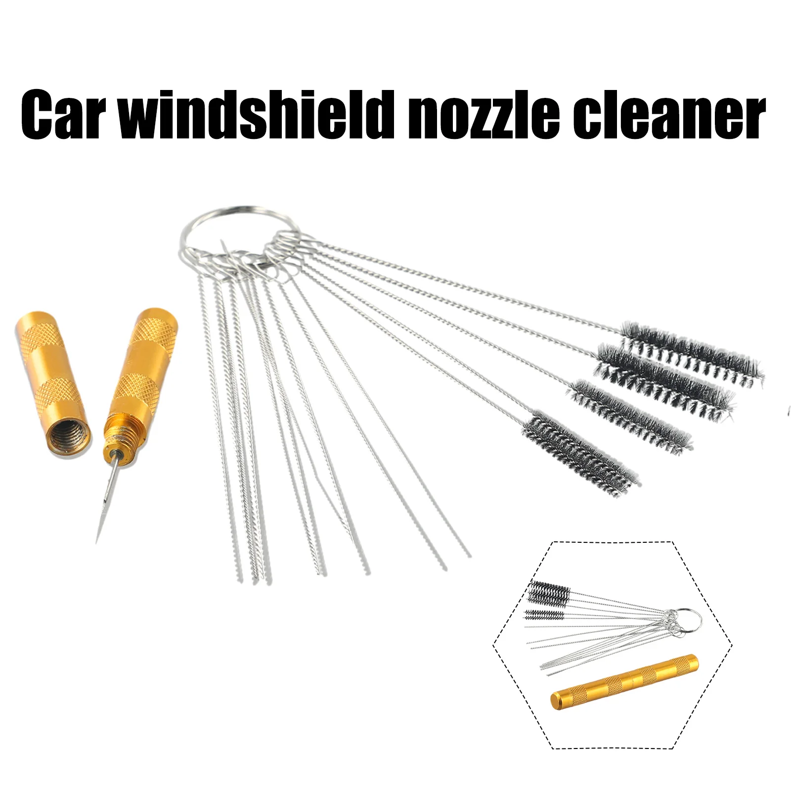 

Practical Durable Needle Tool Plastic&Metal Tool Adjustment Car Cleaning Windscreen Accessories Cleanup Universal