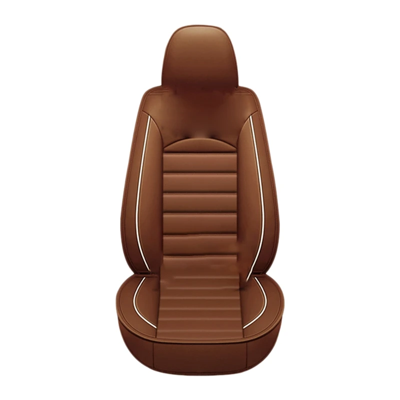 

5D Luxury Universal Full Car Seat Mat Covers PU Leather Protector Breathable Pad Set 1PCS Four Seasons