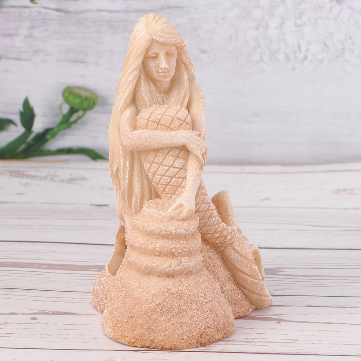 

Outdoor Decor Resin Stone Outdoor Statue Mermaid Fish Tank Rockery Fish Tank Decor Aquarium Sea Rock Garden Decoration Resin