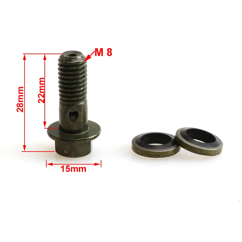 

1 Шт. Универсальный Болт-гайка M8/M10x1.25 Для Главного Гидравлического Тормозного Цилиндра