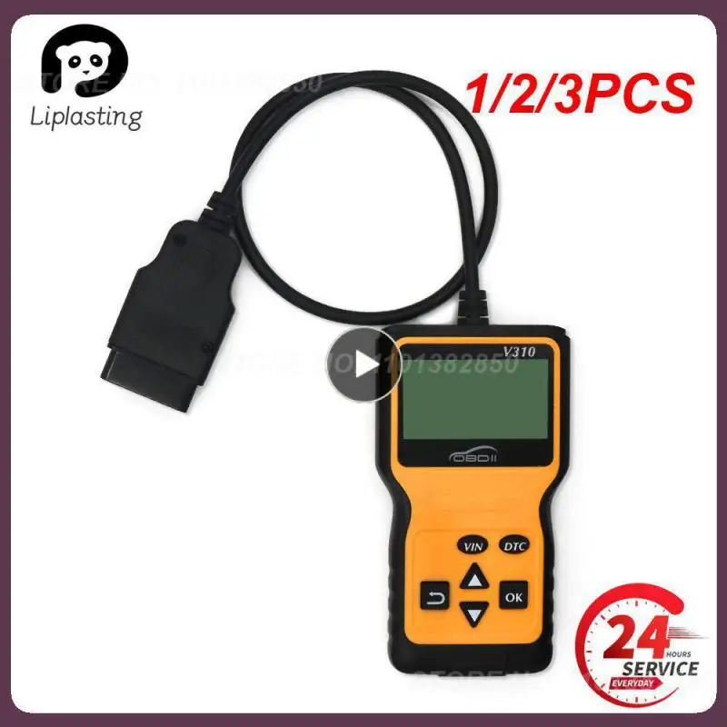 

1/2/3 шт. сканер V310 OBD2 считыватель кодов автомобильные аксессуары OBDII EOBD считывающее/очищающее устройство для сканирования неисправностей ELM 327 Автомобильный диагностический инструмент