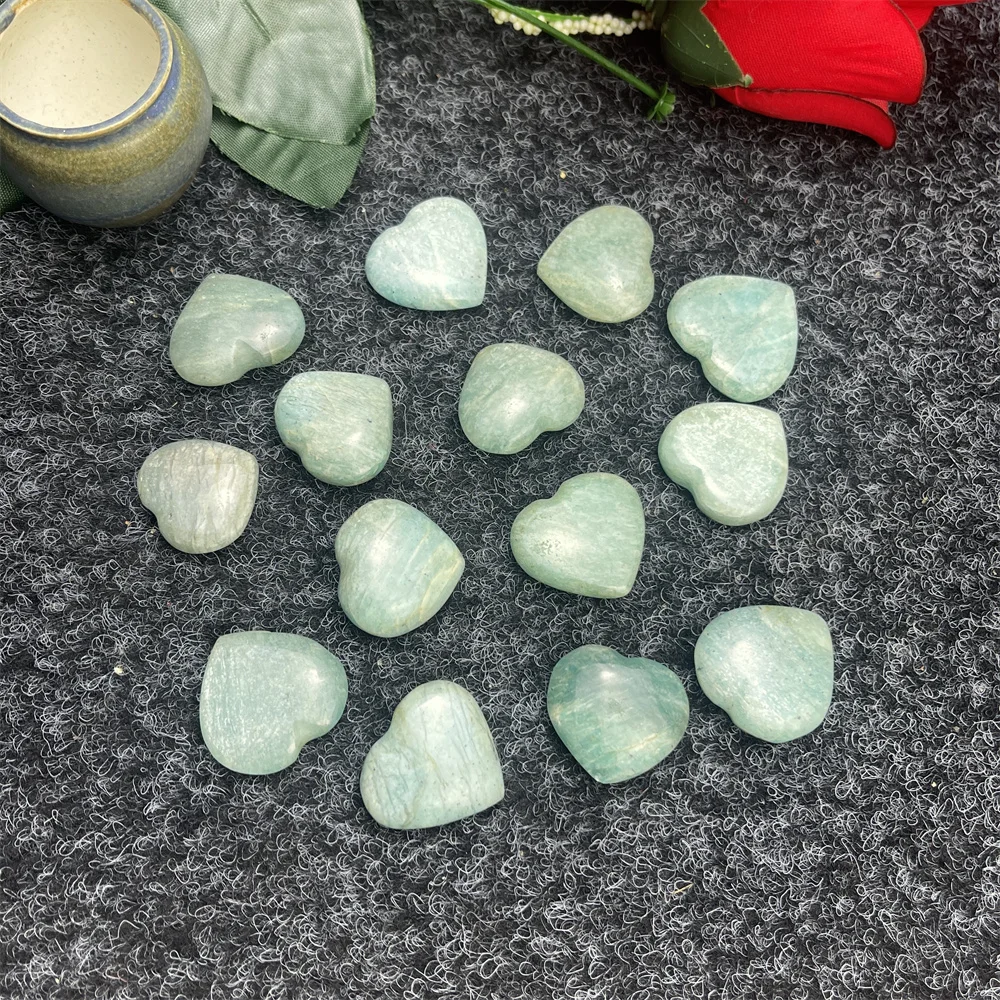 

1,5-2 см натуральный Амазонит резьба Любовь Исцеление Рейки руда образцы праздничные подарки драгоценный камень называется «камень удачи» DIY...