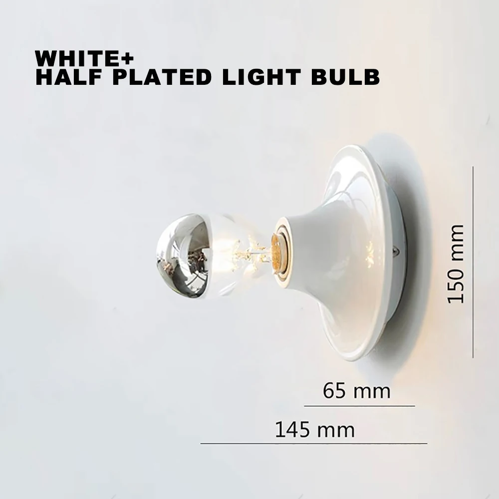 

Настенный светильник DIAFANO Macaron, металлический, белый