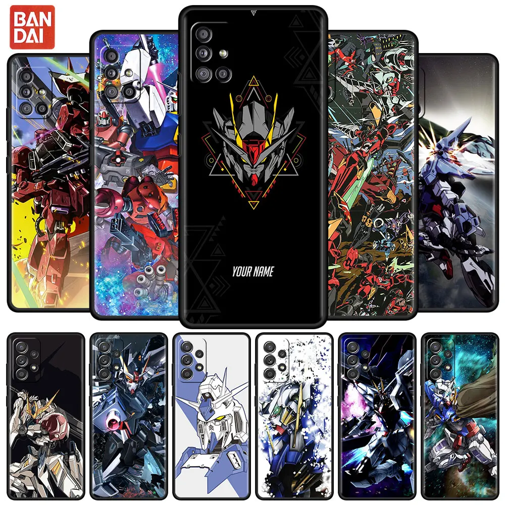 

Gundam Anime Cover For Samsung Galaxy A52 A51 A12 A21s Soft Phone Case A32 A71 A02s A31 A72 A22 A11 A41 Black Silicone Capas