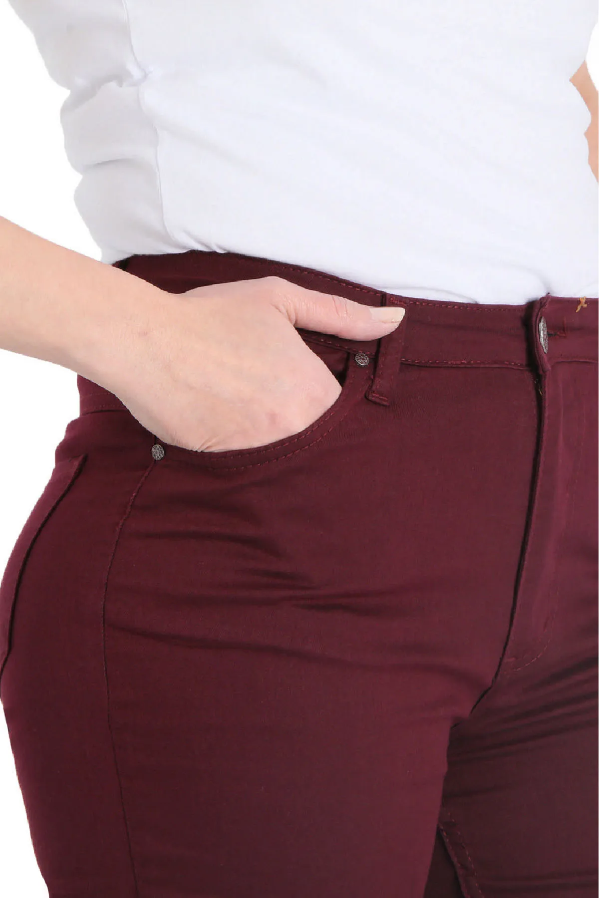 Women's sports pants 2020 trend daily casual stylish Women's pant plus size simple canvas high waist denim office sexy Turkish made in