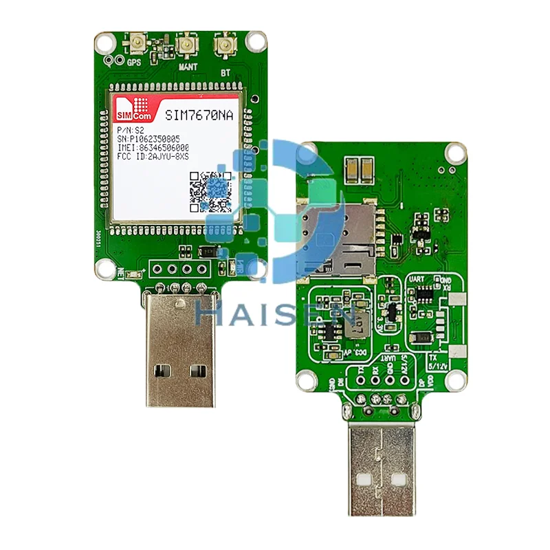 HAISEN SIMCOM SIM7670NA-MNGV USB-ключ SIM7670NA Dongle Основная плата LTE CAT1 + GPS чип Qualcomm SIM7670
