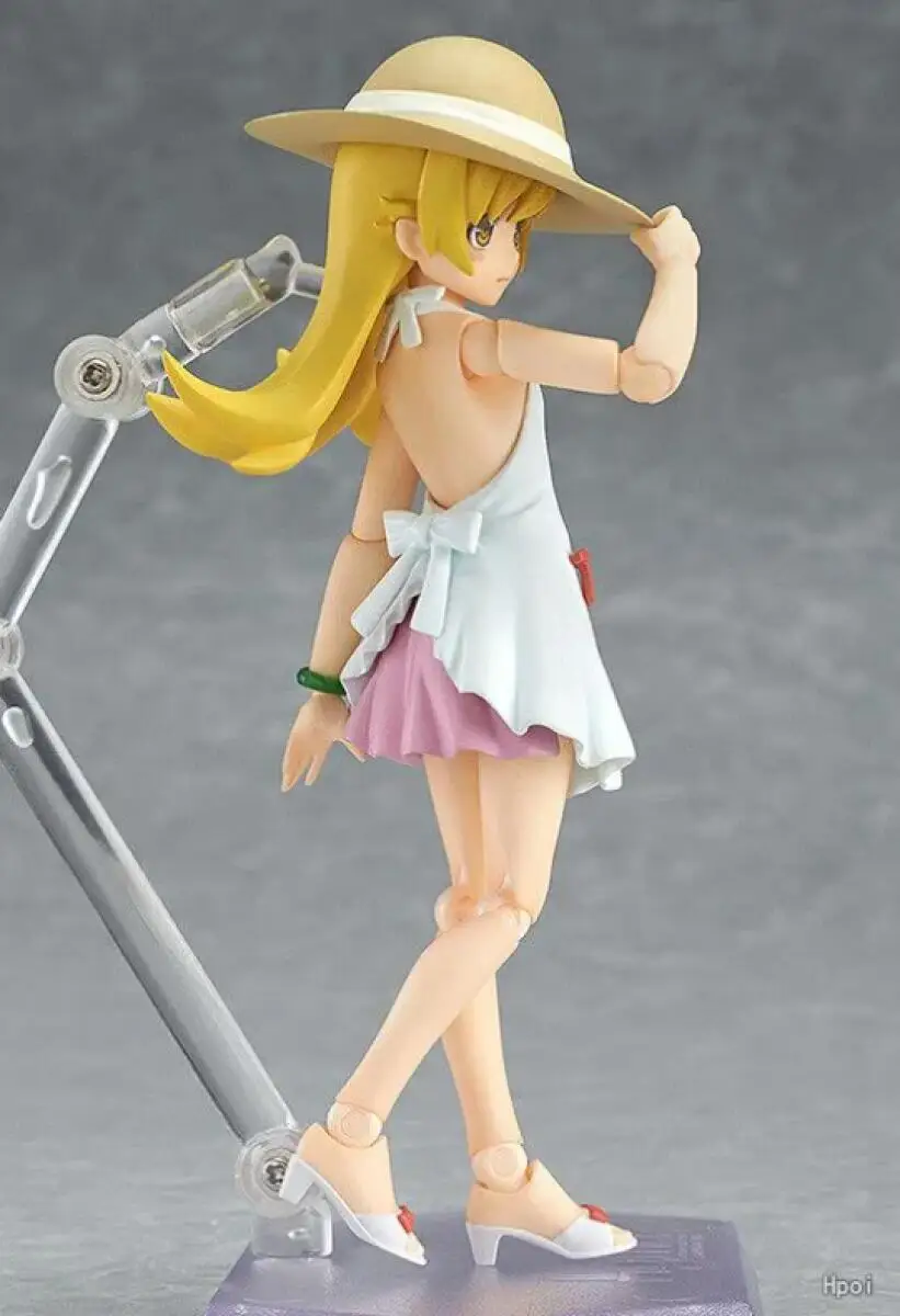 Фото Совершенно новая оригинальная фигурка GOOD SMILE Figma Shinobu Oshino из серии Nisemonogatari, в наличии, отличный подарок. №5