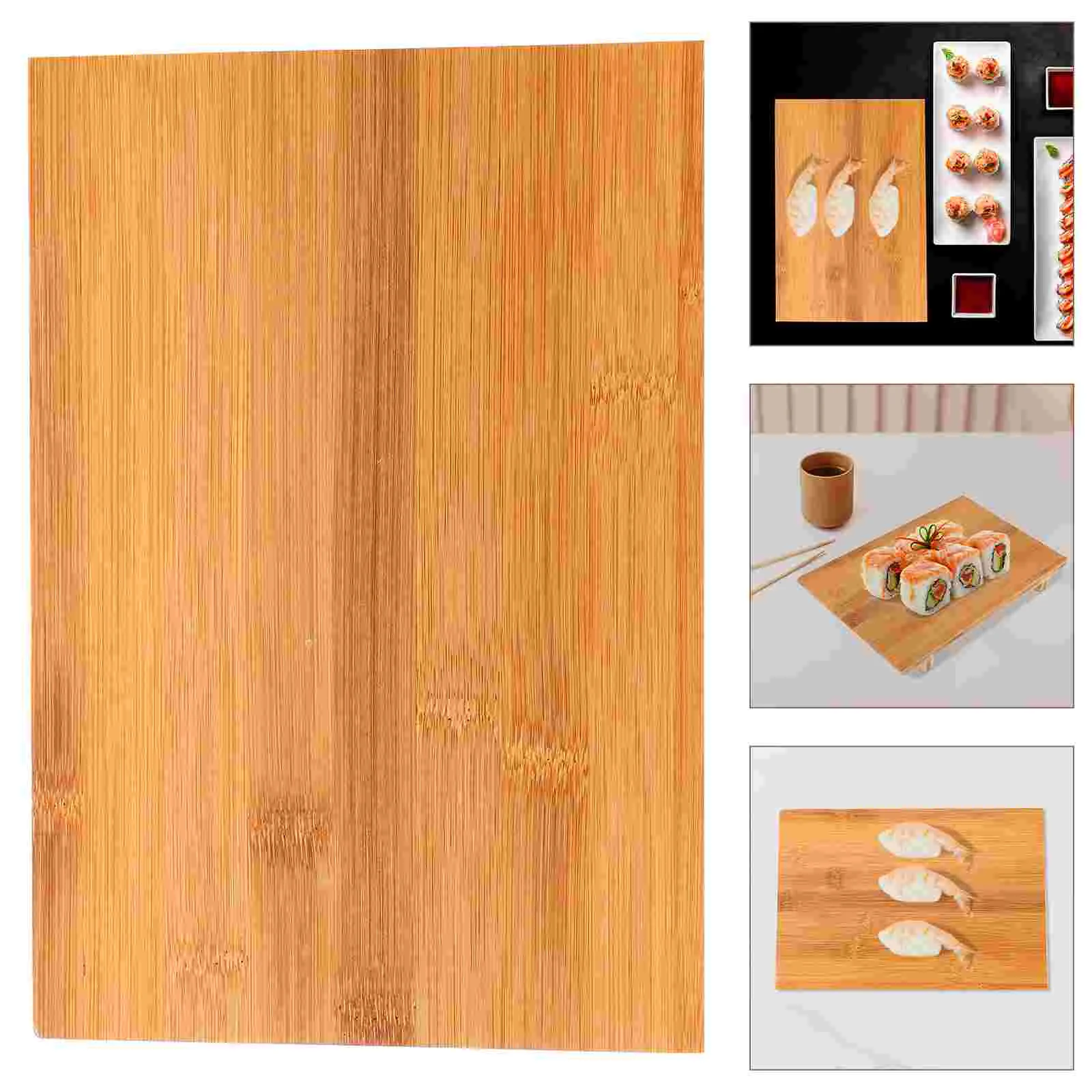 

Sushi Tray Sushi Bamboo Serving Tray Sushi Plate Reusable Sushi Holder Sashimi Dish