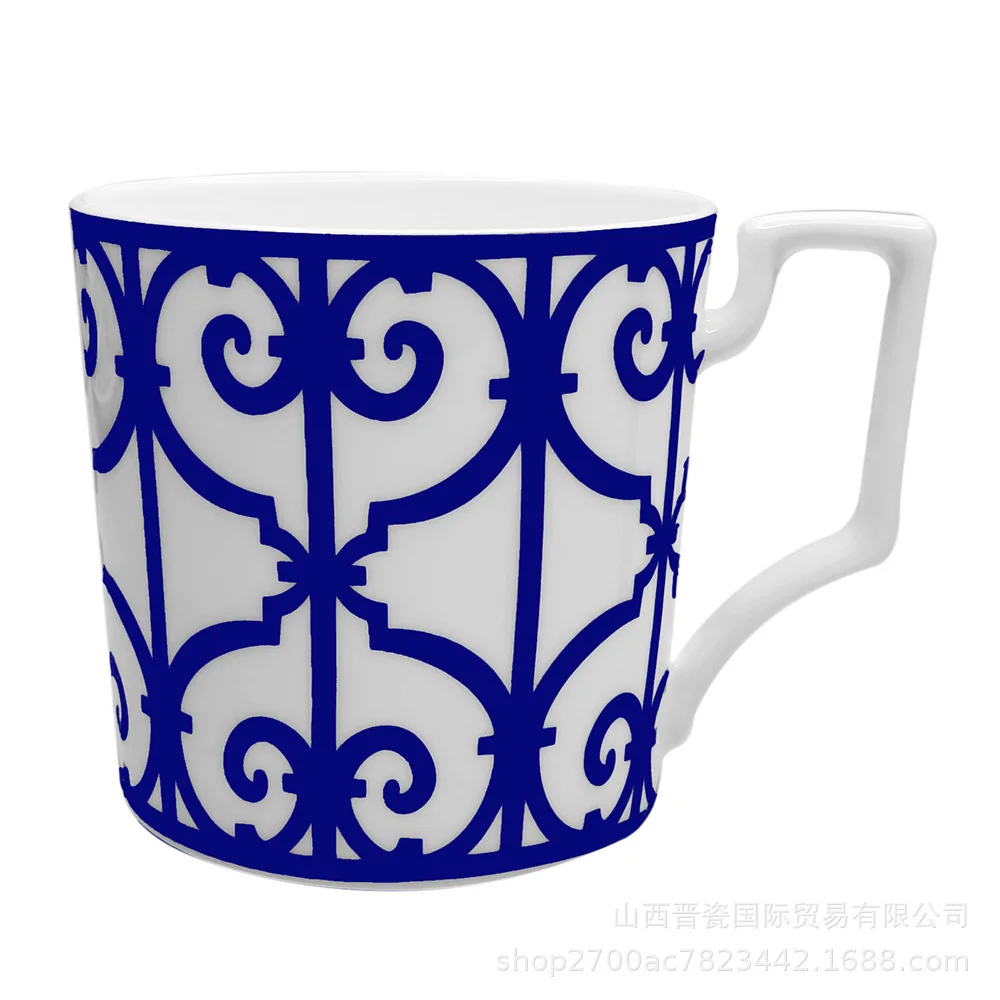 

Green plant nordic style coffee mug milk hotel cup banquet wedding restaurant theme coffee cup set