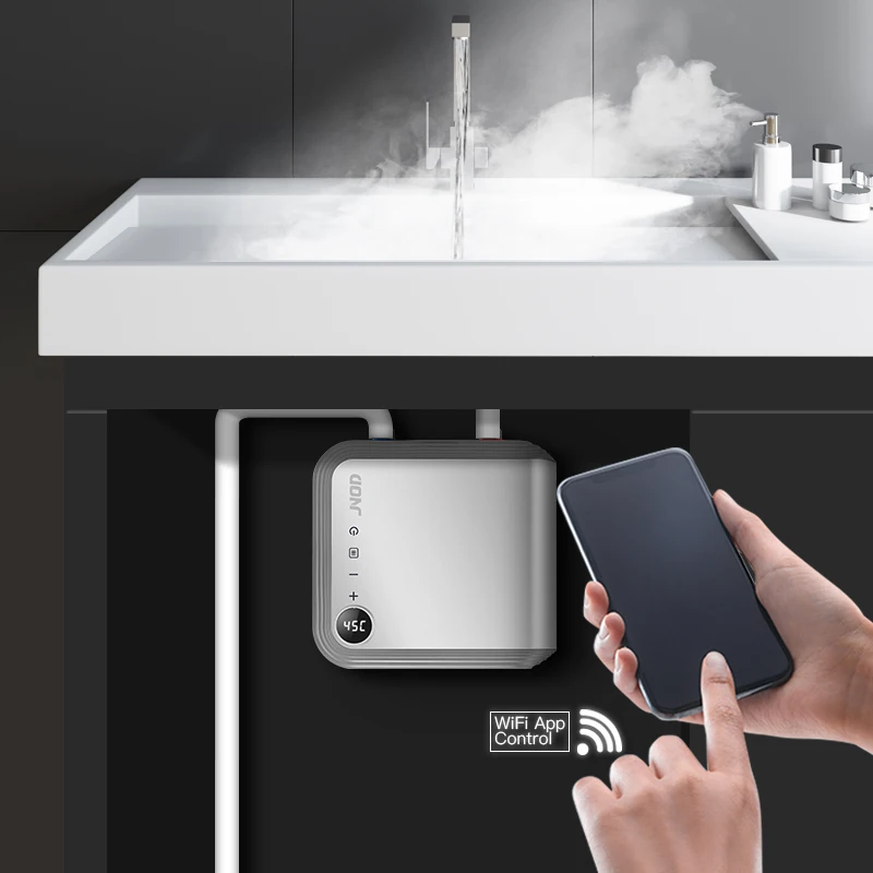 

Wifi интеллектуальное управление, многоточечный кухонный мгновенный фотоэлектрический безрезервуарный душевой нагреватель