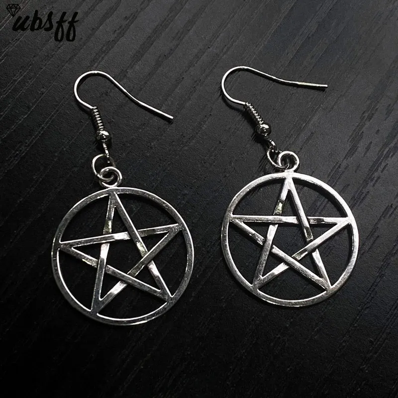 

Pentagram Earrings, Pentacle Earrings, Witchcraft Jewelry, Wiccan Earrings, Goth Jewelry, Gothic Jewellery, Witch Earrings