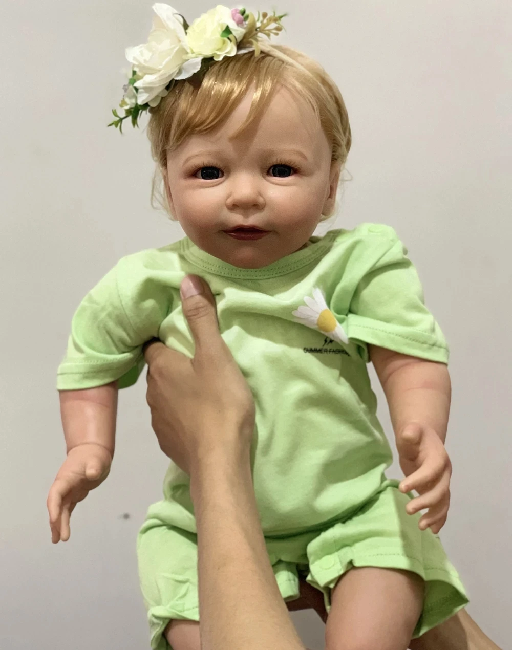 

Мягкая силиконовая кукла реборн с 3d-рисунком, 55 см, 22 дюйма