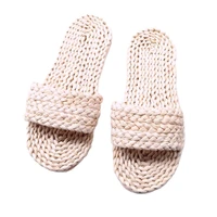 keepsake natura man straw sandals unisex home shoes handmade mens straw slippers ummer handwoven seagrass slippers for women
