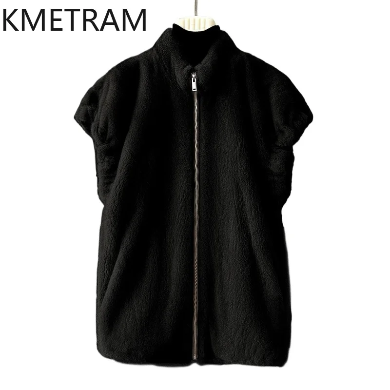 Женская шуба из натурального меха норки