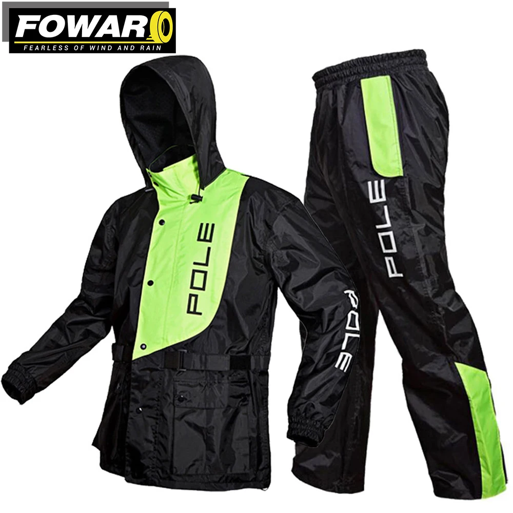 Suit Men Outdoor Waterproof Rainwear Shoes Cover Ultra Thin Rain Coat Cycling Fishing Climbing Jacket S-3xl