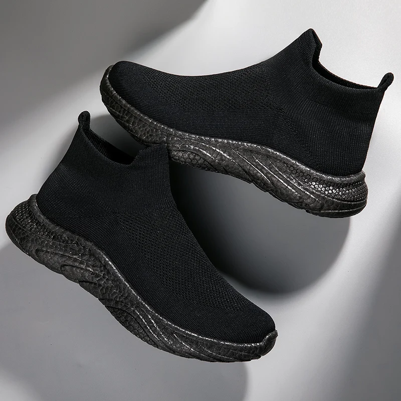 Дышащие Мужские Повседневные Кроссовки С Мягкой Сеткой Теннисные Туфли Без