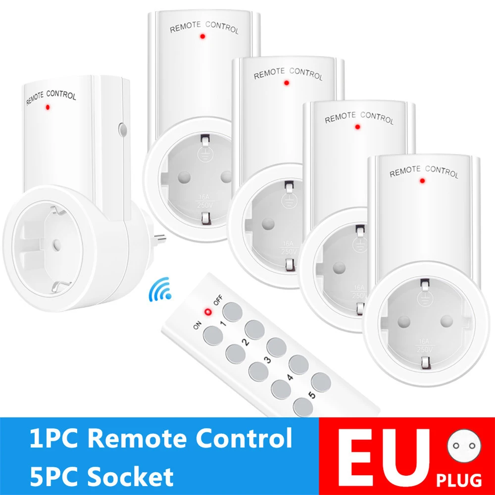 

Программируемая умная розетка с пультом 433 МГц 220В