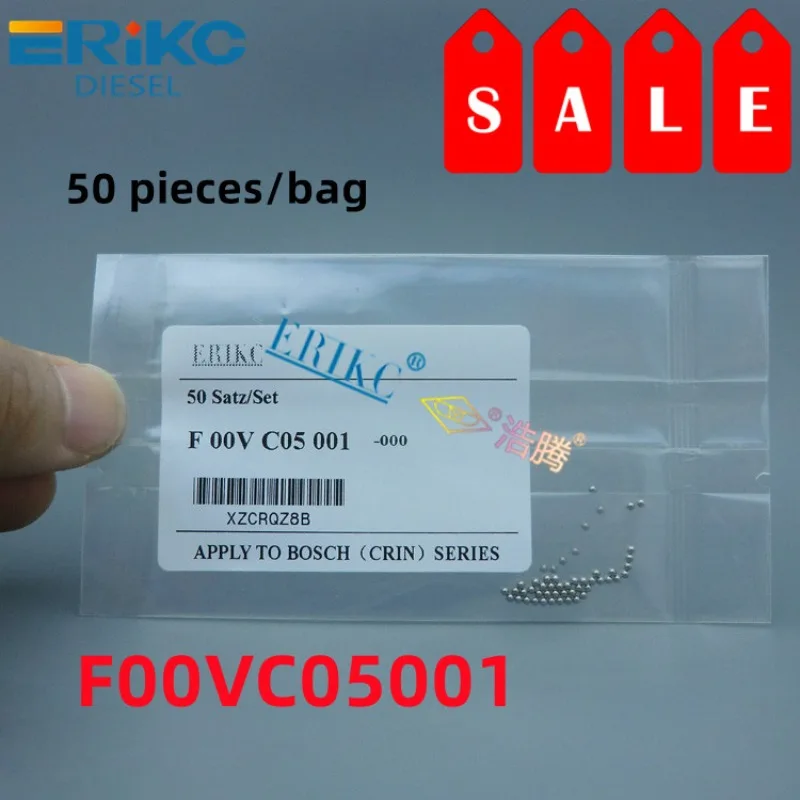 

50 шт./пакет, стальные шарики для форсунок Common Rail F00VC05001 F00VC05008 (1,34 мм), ремонтный комплект клапана топливной форсунки F00VC05009, 1,5 мм
