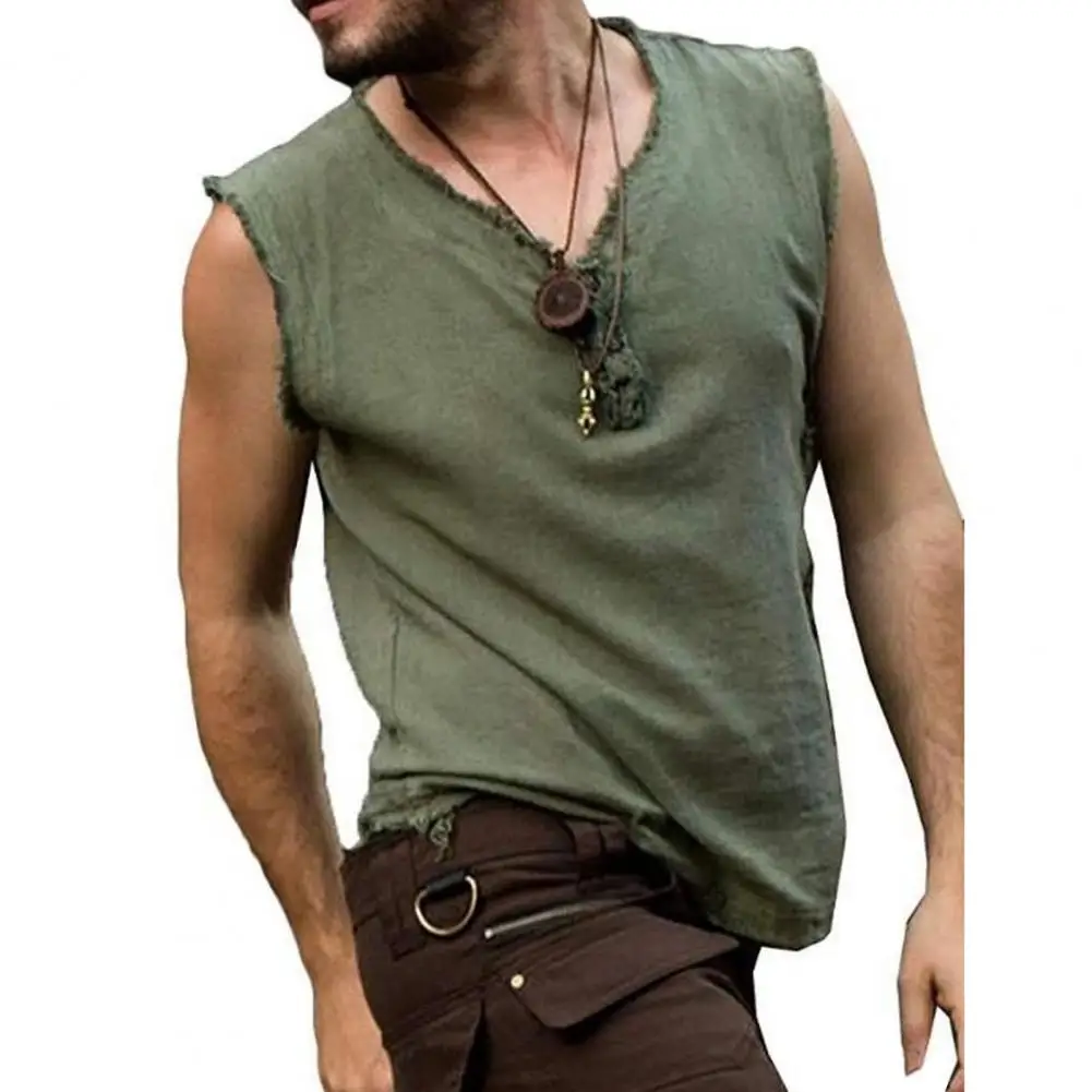 

Casual Trendy V Neck Summer Tank Top Pullover Tank Top Solid Color Clothes
