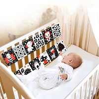 black and white cloth book soft cloth book for baby soft high contrast crinkle cloth books educational learning toys for