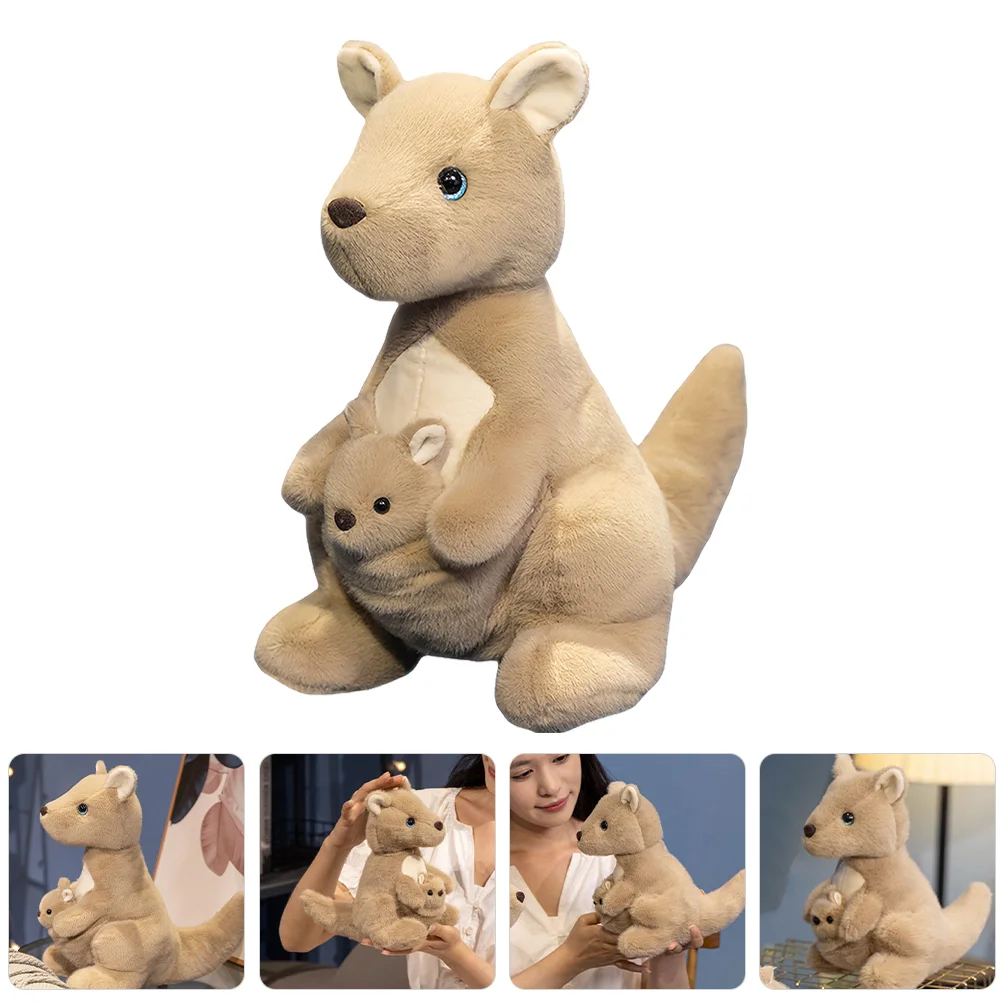 Игрушки-кенгуру милые мягкие игрушки плюшевые куклы для мамы и ребенка хлопковые