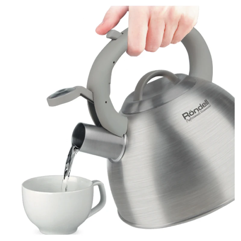 Чайник RONDELL RDS-434 (Объем 3 л высококачественная нержавеющая сталь подходит для всех