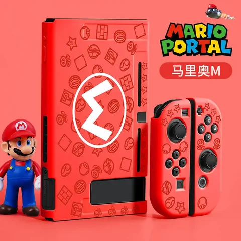 Мультяшный защитный чехол для Nintendo Switch Super Mario, мягкий чехол для консоли, противоударный, с защитой от отпечатков пальцев, Новинка